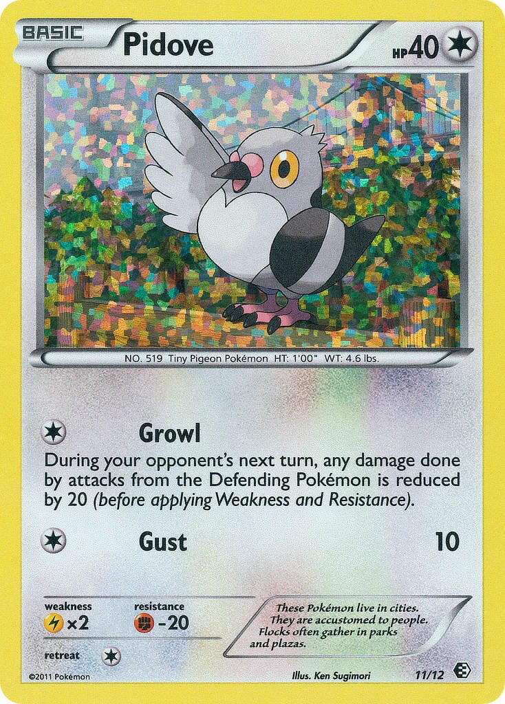 Pidove (11/12) [McDonald's Promos: 2011 Collection] Pokemon Single Pokémon  | Multizone: Comics And Games