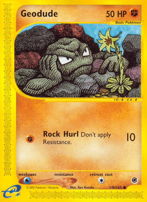 Geodude (110/165) [Expedition: Base Set] Pokemon Single Pokémon  | Multizone: Comics And Games
