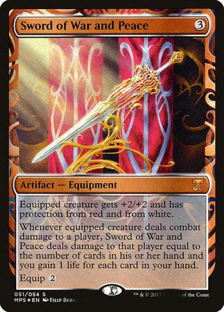 Sword of War and Peace [Kaladesh Inventions] MTG Single Magic: The Gathering  | Multizone: Comics And Games