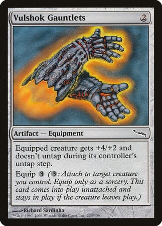 Vulshok Gauntlets [Mirrodin] MTG Single Magic: The Gathering  | Multizone: Comics And Games