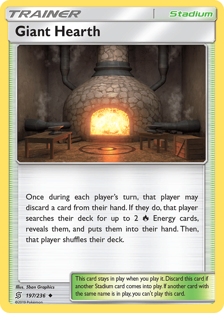 Giant Hearth (197/236) [Sun & Moon: Unified Minds] Pokemon Single Pokémon  | Multizone: Comics And Games