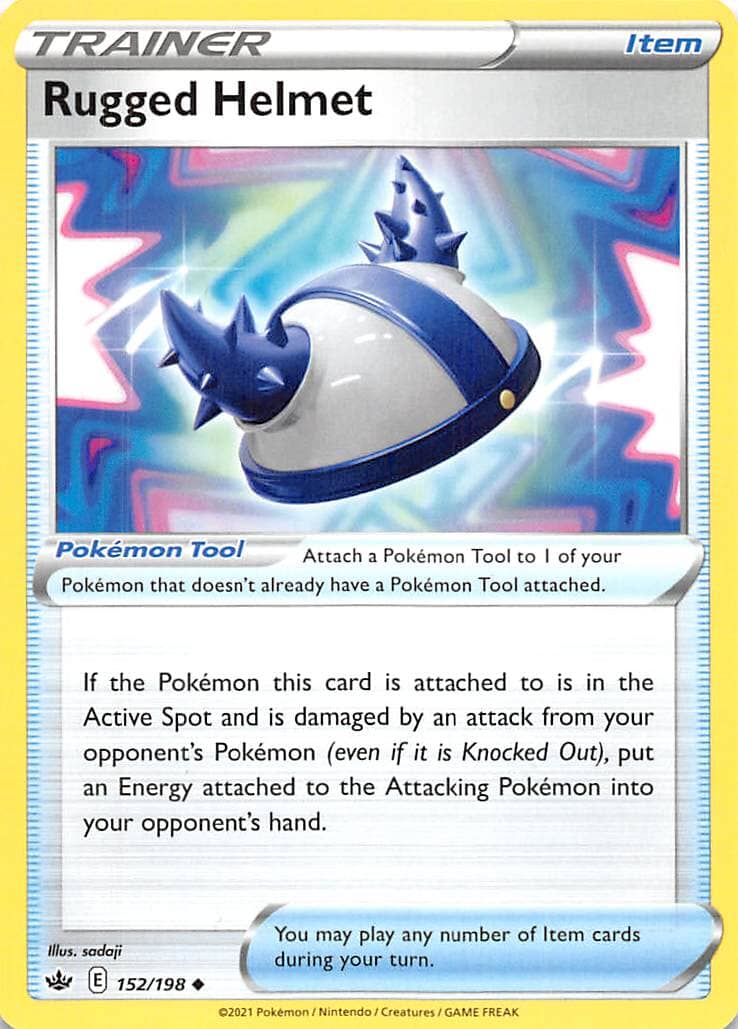 Rugged Helmet (152/198) [Sword & Shield: Chilling Reign] Pokemon Single Pokémon  | Multizone: Comics And Games