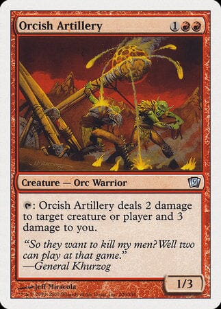 Orcish Artillery [Ninth Edition] MTG Single Magic: The Gathering  | Multizone: Comics And Games