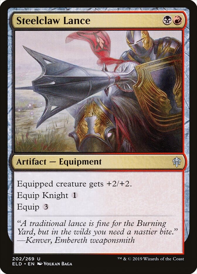 Steelclaw Lance [Throne of Eldraine] MTG Single Magic: The Gathering  | Multizone: Comics And Games