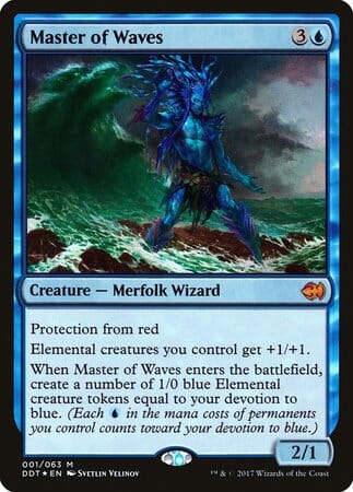 Master of Waves [Duel Decks: Merfolk vs. Goblins] MTG Single Magic: The Gathering  | Multizone: Comics And Games