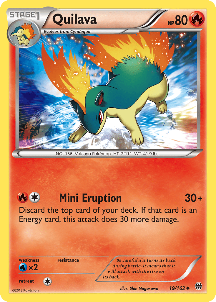 Quilava (19/162) [XY: BREAKthrough] Pokemon Single Pokémon  | Multizone: Comics And Games