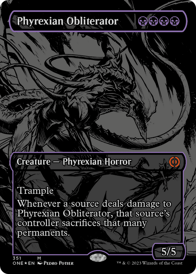 Phyrexian Obliterator (Oil Slick Raised Foil) [Phyrexia: All Will Be One] MTG Single Magic: The Gathering  | Multizone: Comics And Games