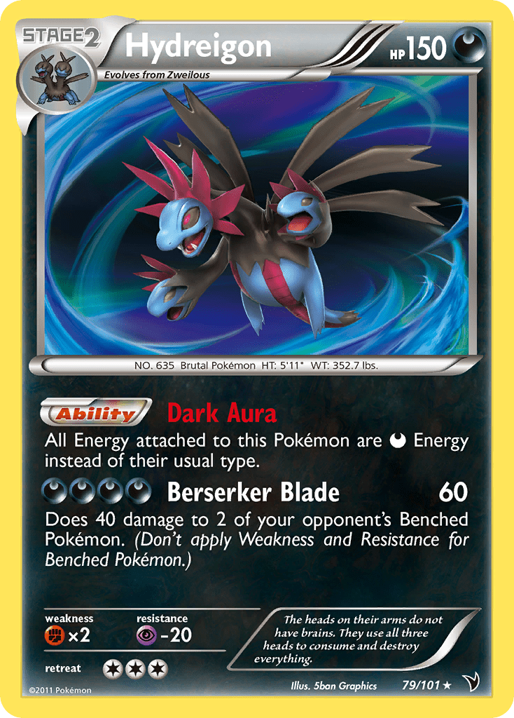 Hydreigon (79/101) [Black & White: Noble Victories] Pokemon Single Pokémon  | Multizone: Comics And Games