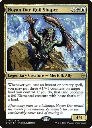 Noyan Dar, Roil Shaper [Battle for Zendikar Promos] MTG Single Magic: The Gathering  | Multizone: Comics And Games