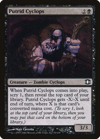 Putrid Cyclops [Future Sight] MTG Single Magic: The Gathering  | Multizone: Comics And Games