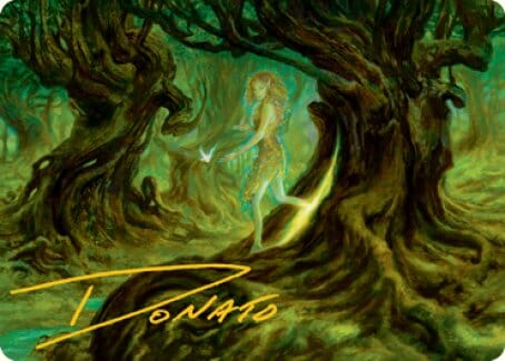 Neverwinter Dryad Art Card (Gold-Stamped Signature) [Dungeons & Dragons: Adventures in the Forgotten Realms Art Series] MTG Single Magic: The Gathering  | Multizone: Comics And Games