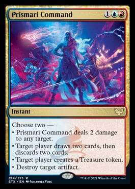 Prismari Command [Strixhaven: School of Mages] MTG Single Magic: The Gathering  | Multizone: Comics And Games