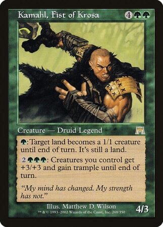 Kamahl, Fist of Krosa [Onslaught] MTG Single Magic: The Gathering  | Multizone: Comics And Games