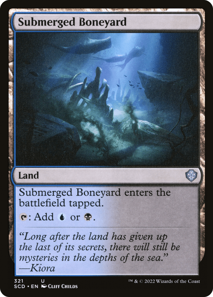 Submerged Boneyard [Starter Commander Decks] MTG Single Magic: The Gathering  | Multizone: Comics And Games