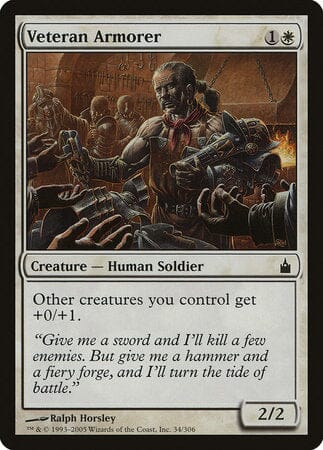 Veteran Armorer [Ravnica: City of Guilds] MTG Single Magic: The Gathering  | Multizone: Comics And Games