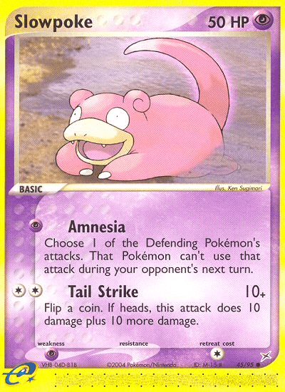 Slowpoke (45/95) [EX: Team Magma vs Team Aqua] Pokemon Single Pokémon  | Multizone: Comics And Games