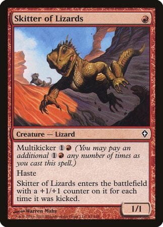 Skitter of Lizards [Worldwake] MTG Single Magic: The Gathering  | Multizone: Comics And Games