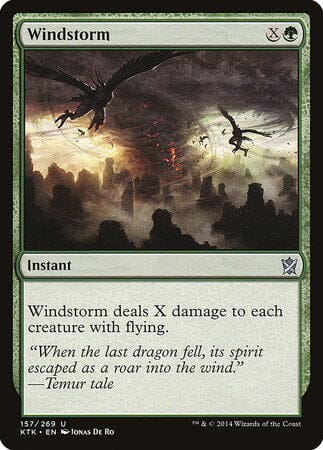 Windstorm [Khans of Tarkir] MTG Single Magic: The Gathering  | Multizone: Comics And Games