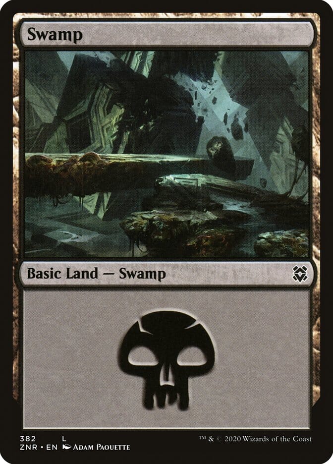 Swamp (382) [Zendikar Rising] MTG Single Magic: The Gathering  | Multizone: Comics And Games