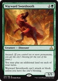 Wayward Swordtooth [Rivals of Ixalan] MTG Single Magic: The Gathering  | Multizone: Comics And Games