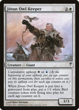 Jotun Owl Keeper [Coldsnap] MTG Single Magic: The Gathering  | Multizone: Comics And Games