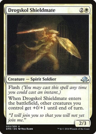 Drogskol Shieldmate [Eldritch Moon] MTG Single Magic: The Gathering  | Multizone: Comics And Games