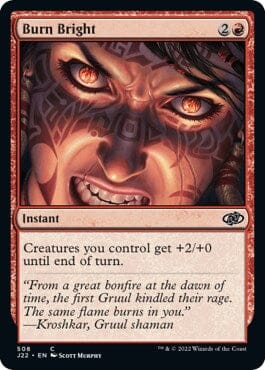 Burn Bright [Jumpstart 2022] MTG Single Magic: The Gathering  | Multizone: Comics And Games