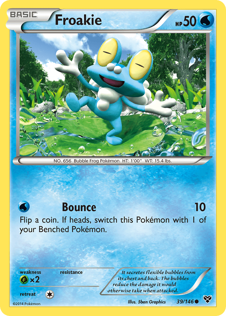 Froakie (39/146) [XY: Base Set] Pokemon Single Pokémon  | Multizone: Comics And Games