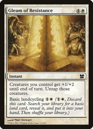 Gleam of Resistance [Modern Masters] MTG Single Magic: The Gathering  | Multizone: Comics And Games