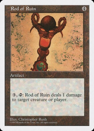 Rod of Ruin [Fifth Edition] MTG Single Magic: The Gathering  | Multizone: Comics And Games