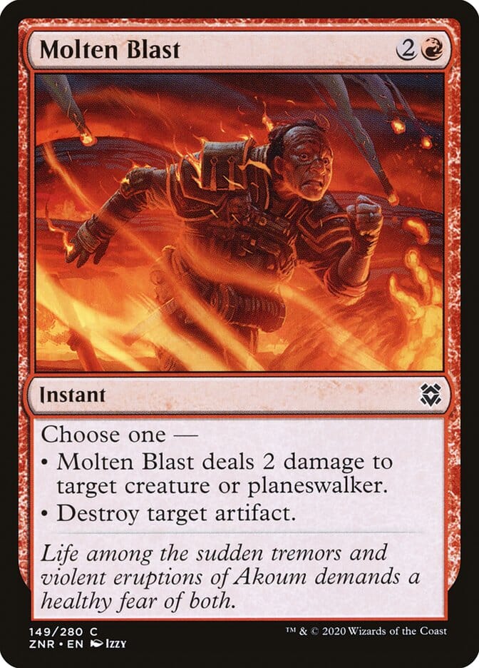 Molten Blast [Zendikar Rising] MTG Single Magic: The Gathering  | Multizone: Comics And Games