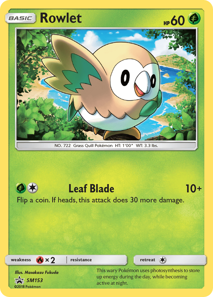 Rowlet (SM153) [Sun & Moon: Black Star Promos] Pokemon Single Pokémon  | Multizone: Comics And Games
