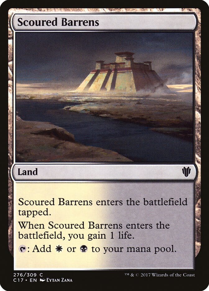 Scoured Barrens [Commander 2017] MTG Single Magic: The Gathering  | Multizone: Comics And Games