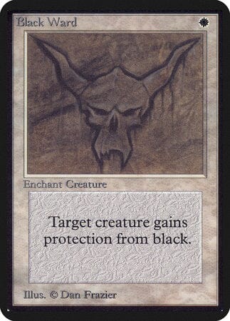 Black Ward [Limited Edition Alpha] MTG Single Magic: The Gathering  | Multizone: Comics And Games