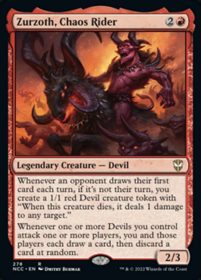 Zurzoth, Chaos Rider [Streets of New Capenna Commander] MTG Single Magic: The Gathering  | Multizone: Comics And Games