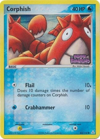 Corphish (63/110) (Stamped) [EX: Holon Phantoms] Pokemon Single Pokémon  | Multizone: Comics And Games
