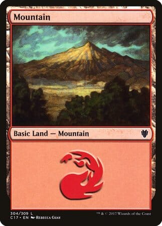 Mountain (304) [Commander 2017] MTG Single Magic: The Gathering  | Multizone: Comics And Games