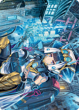 Covert Technician Art Card [Kamigawa: Neon Dynasty Art Series] MTG Single Magic: The Gathering  | Multizone: Comics And Games