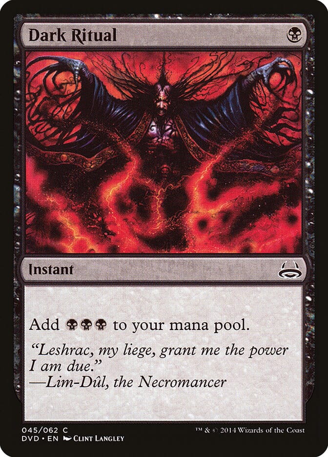 Dark Ritual (Divine vs. Demonic) [Duel Decks Anthology] MTG Single Magic: The Gathering  | Multizone: Comics And Games