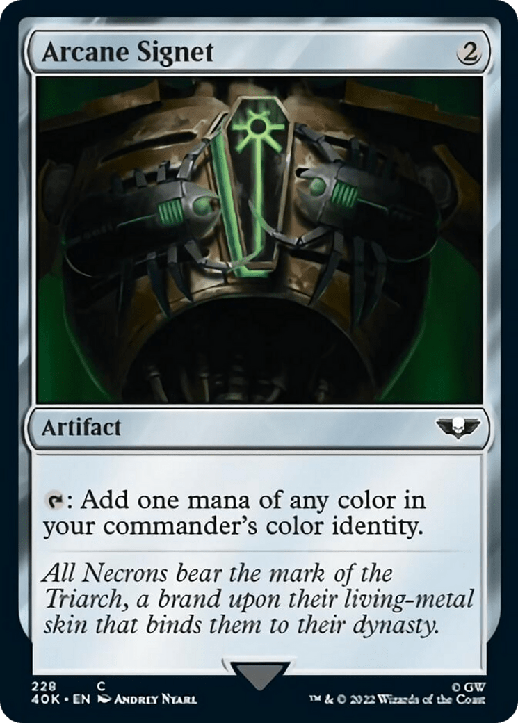 Arcane Signet (228) [Universes Beyond: Warhammer 40,000] MTG Single Magic: The Gathering  | Multizone: Comics And Games
