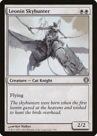 Leonin Skyhunter [Duel Decks: Knights vs. Dragons] MTG Single Magic: The Gathering  | Multizone: Comics And Games