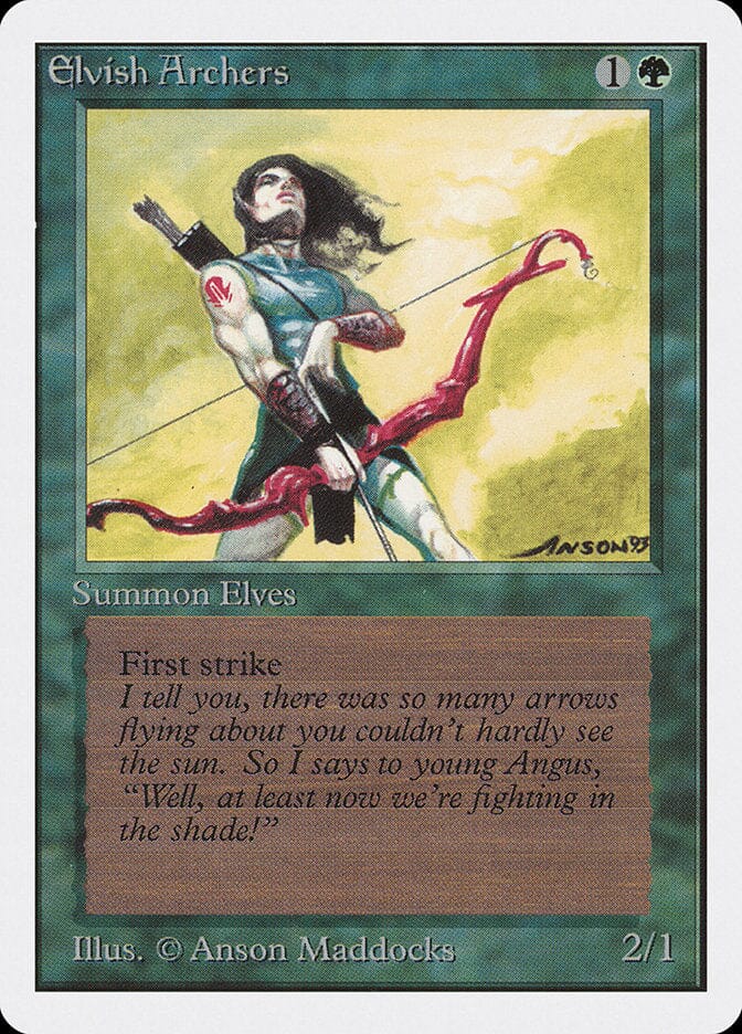 Elvish Archers [Unlimited Edition] MTG Single Magic: The Gathering  | Multizone: Comics And Games