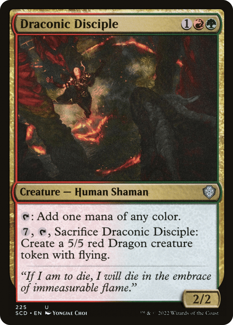 Draconic Disciple [Starter Commander Decks] MTG Single Magic: The Gathering  | Multizone: Comics And Games