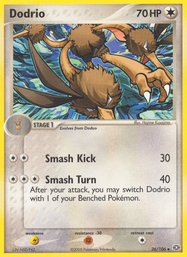 Dodrio (26/106) [EX: Emerald] Pokemon Single Pokémon  | Multizone: Comics And Games