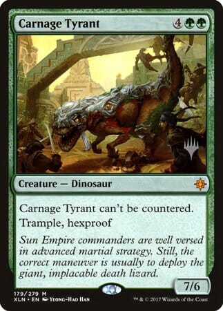 Carnage Tyrant [Ixalan Promos] MTG Single Magic: The Gathering  | Multizone: Comics And Games