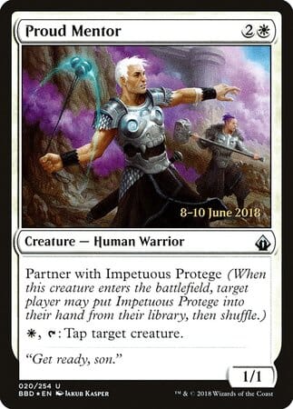 Proud Mentor [Battlebond Promos] MTG Single Magic: The Gathering  | Multizone: Comics And Games