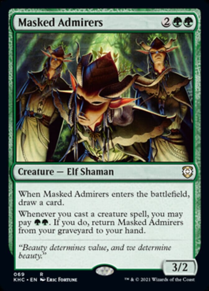 Masked Admirers [Kaldheim Commander] MTG Single Magic: The Gathering  | Multizone: Comics And Games