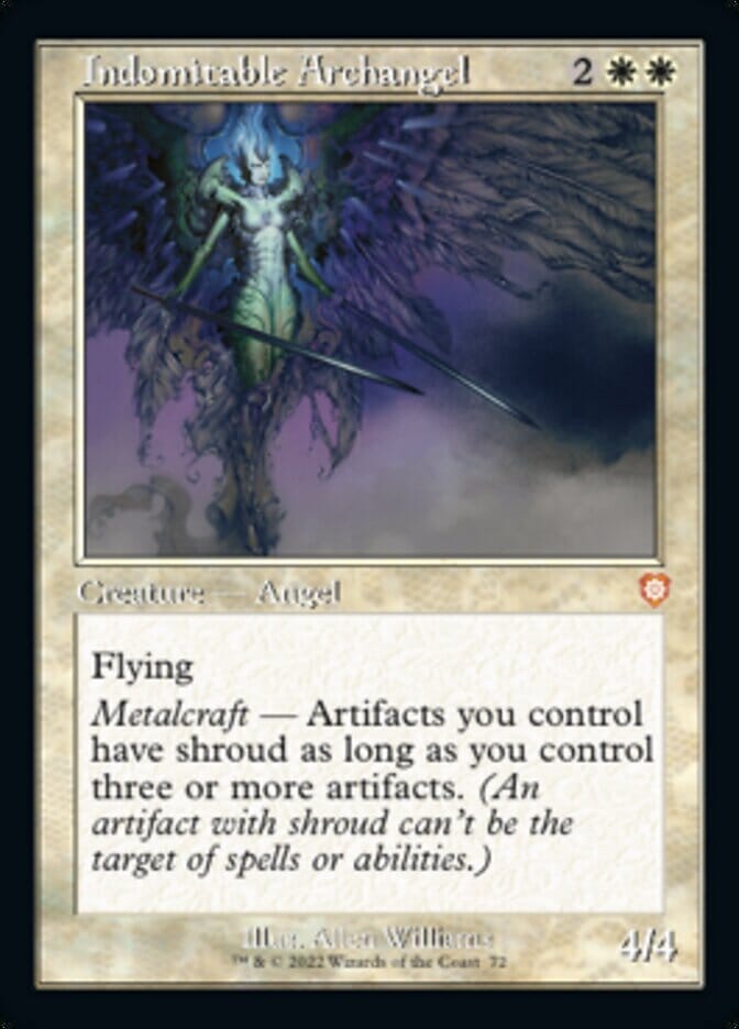 Indomitable Archangel (Retro) [The Brothers' War Commander] MTG Single Magic: The Gathering  | Multizone: Comics And Games