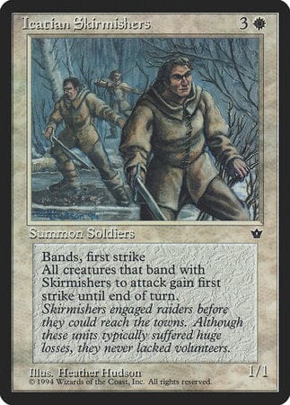 Icatian Skirmishers [Fallen Empires] MTG Single Magic: The Gathering  | Multizone: Comics And Games