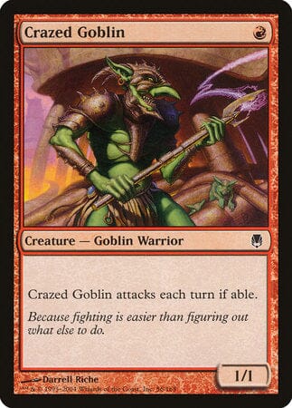 Crazed Goblin [Darksteel] MTG Single Magic: The Gathering  | Multizone: Comics And Games